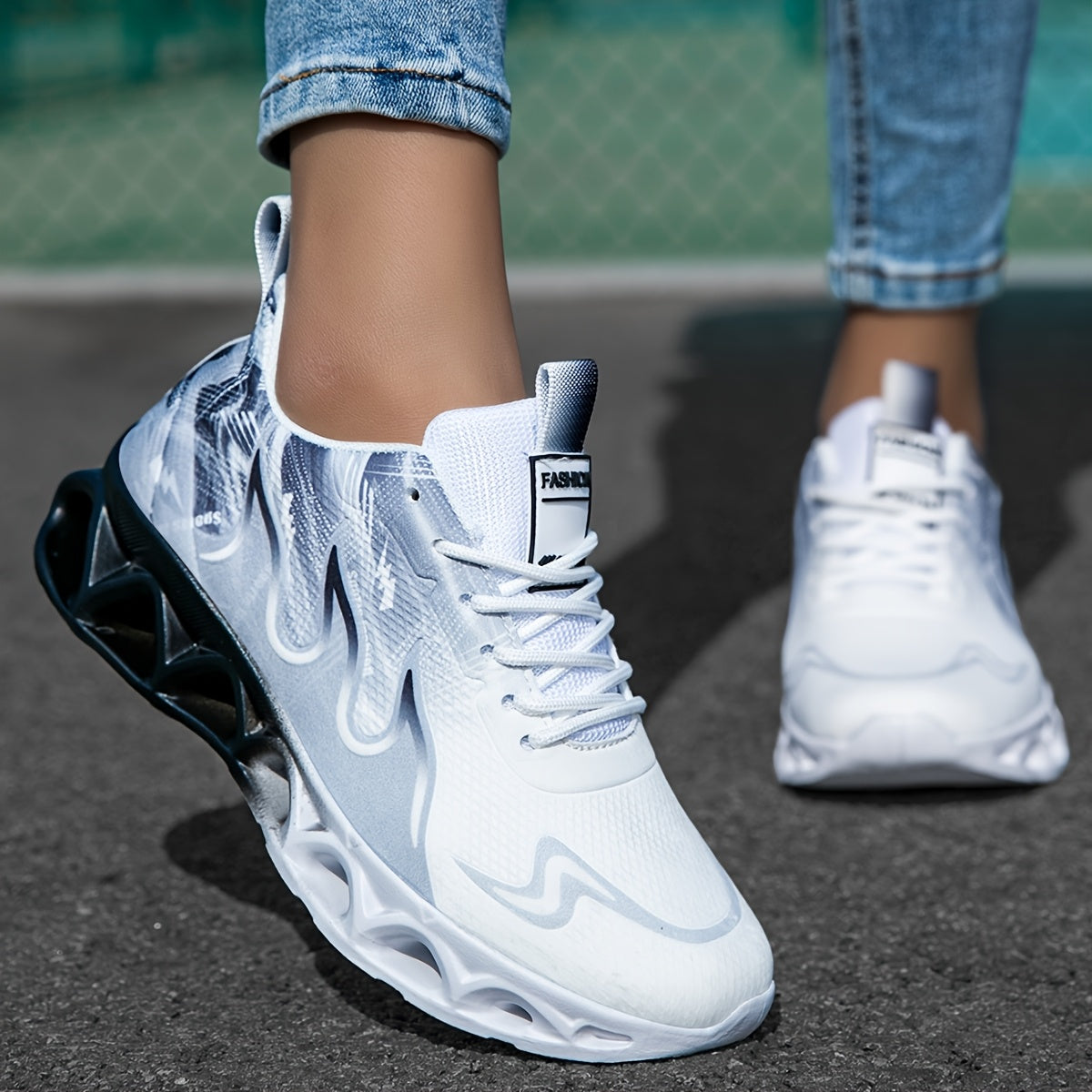Women's Breathable Mesh Sneakers – Lightweight Walking Shoes with EVA Sole, Soft Fabric Upper, Stabilizing Support, All-Season Casual Footwear